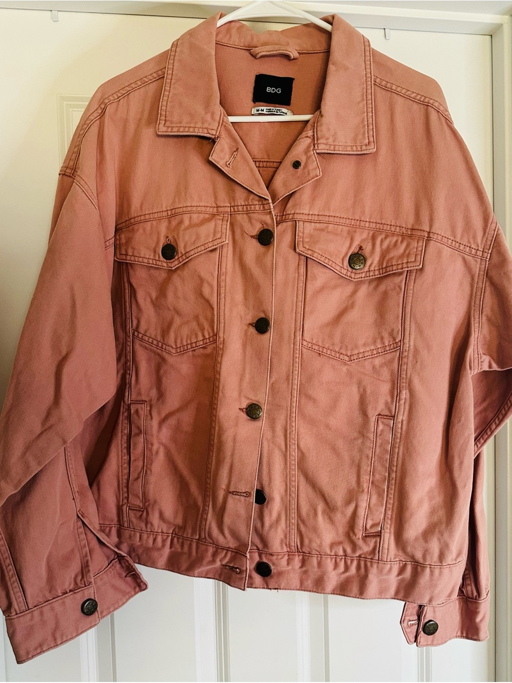 BDG Dusty Rose Corduroy Shacket